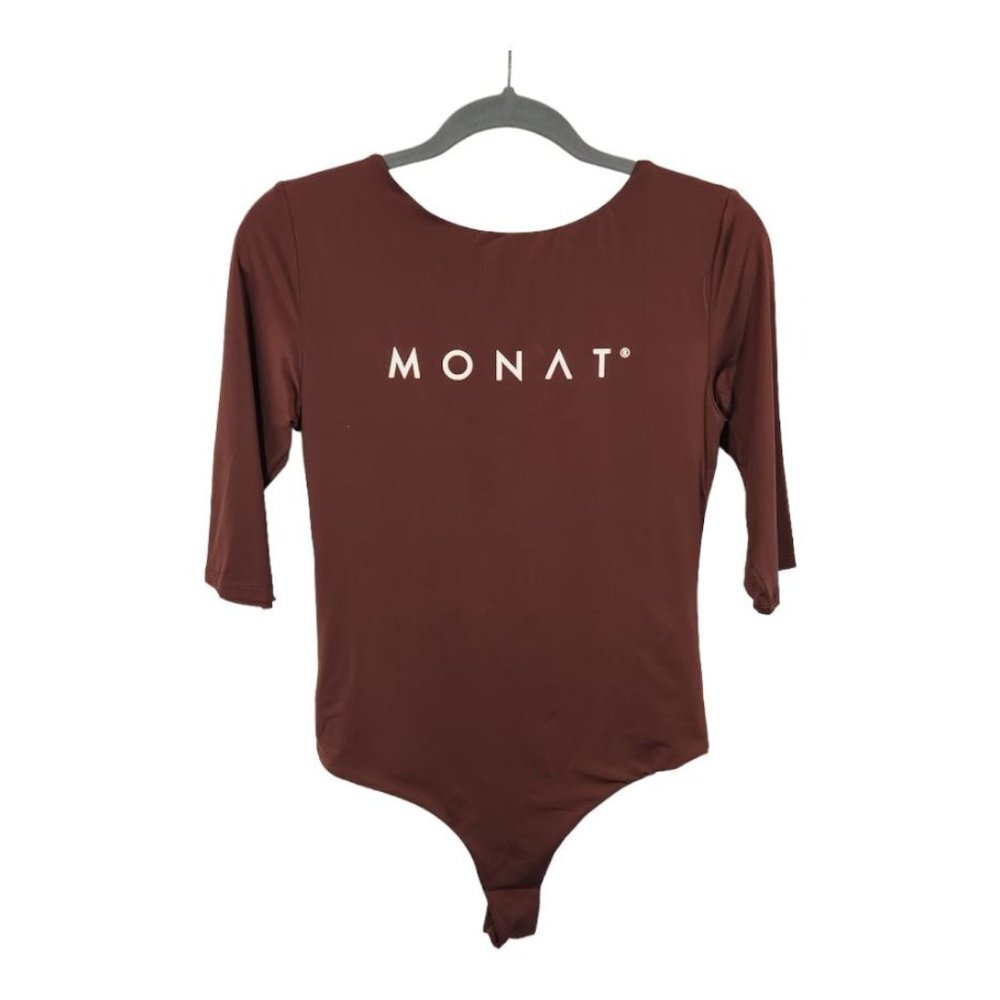 NWT Monat 3/4 Sleeve Bodysuit‎ in Cocoa Size medium